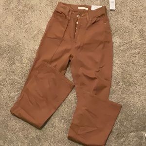 Women’s PacSun Brown/copper boot cut high-rise jeans new with tags size 24